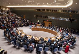 Open debat in de Veiligheidsraad over vrouwen, vrede en veiligheid op 13 oktober 2015 – UN Photo/Cia Pak