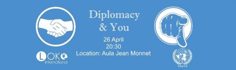 VVN Youth Leuven presenteert "Diplomacy & YOU" (26/04)