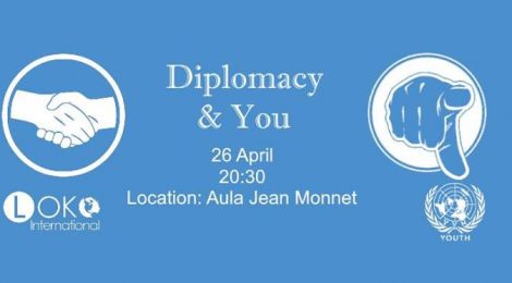 VVN Youth Leuven presenteert "Diplomacy & YOU" (26/04)