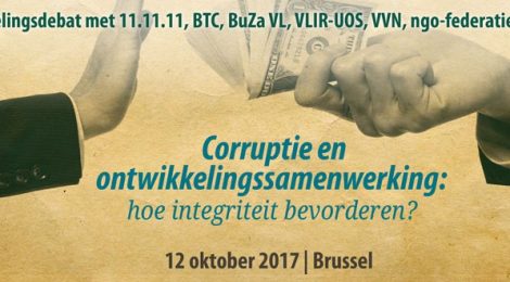 Ontwikkelingsdebat: "Corruptie en Ontwikkelingssamenwerking: Hoe Integriteit Bevorderen?" (12/10)