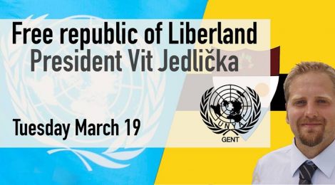 Microstate Liberland: lecture by president vít jedlička (UNYA Ghent)