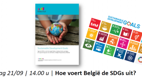 Schrijf nu in: Webinar over Belgisch SDG-beleid op 21 september om 14u